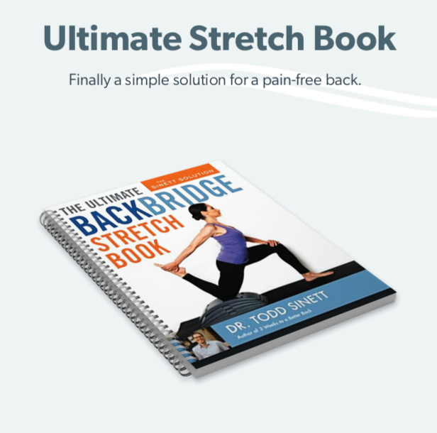 Back pain book by Dr. Todd Sinett