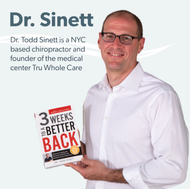 Dr. Todd Sinett back pain stretch book